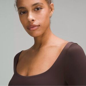NWT! Lululemon square neck long sleeve bodysuit